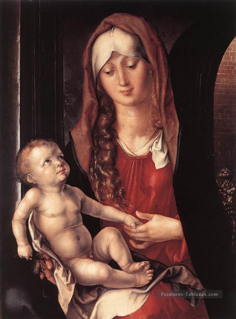 Vierge à l’enfant devant une arche Albrecht Dürer Peintures à l'huile
